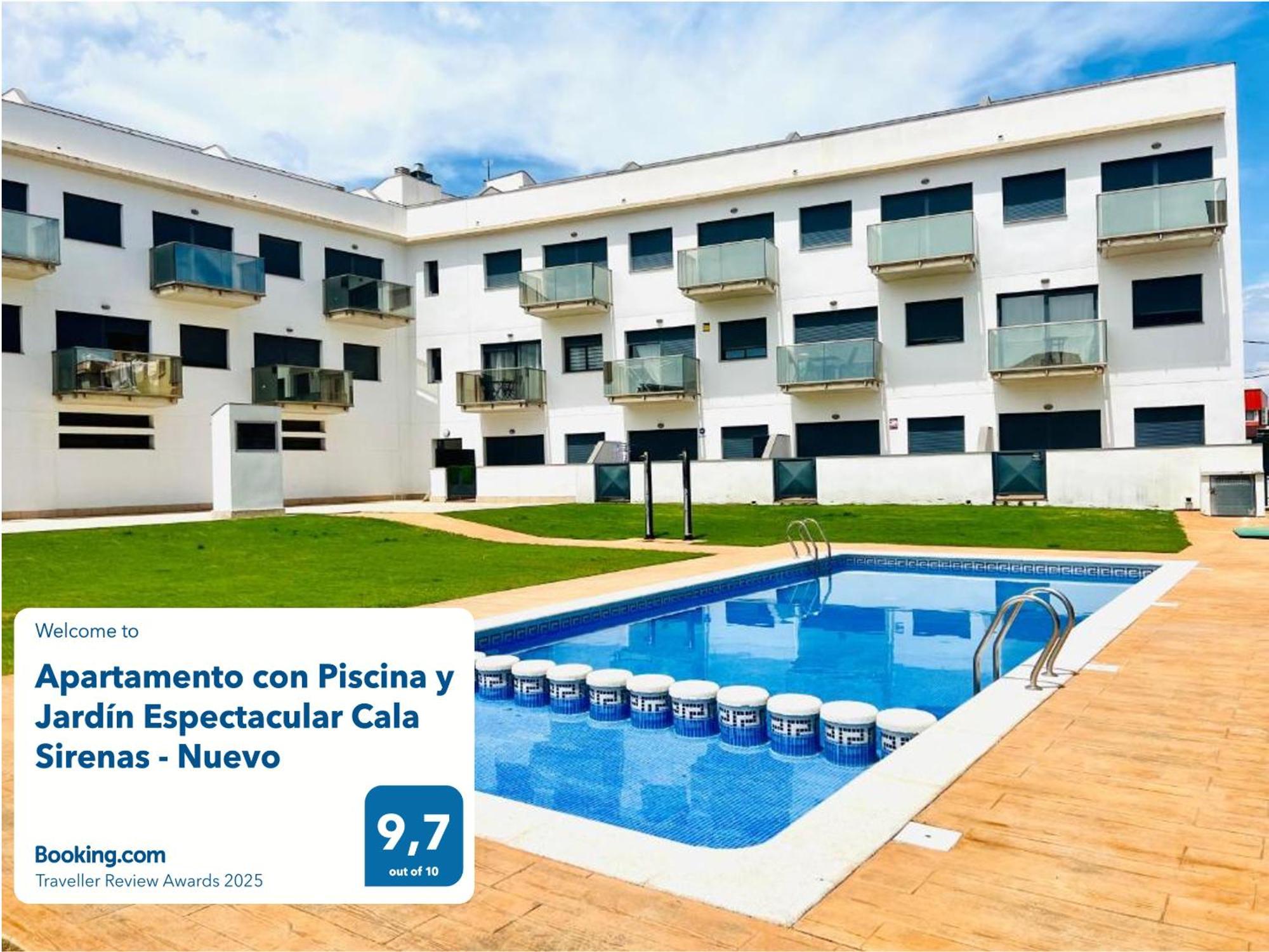 Apartamento Con Piscina Y Jardin Espectacular Cala Sirenas - Nuevo Miami Playa ภายนอก รูปภาพ